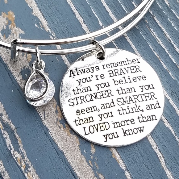 Charm bracelet, friend bracelet, brave, smart - Picture 1 of 3
